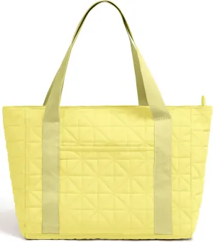 Quilted Tote Bag for Women, Mother's Day Gift, Lightweight Shoulder Bag with Magnetic Pocket, Breathable Strap Work Bag