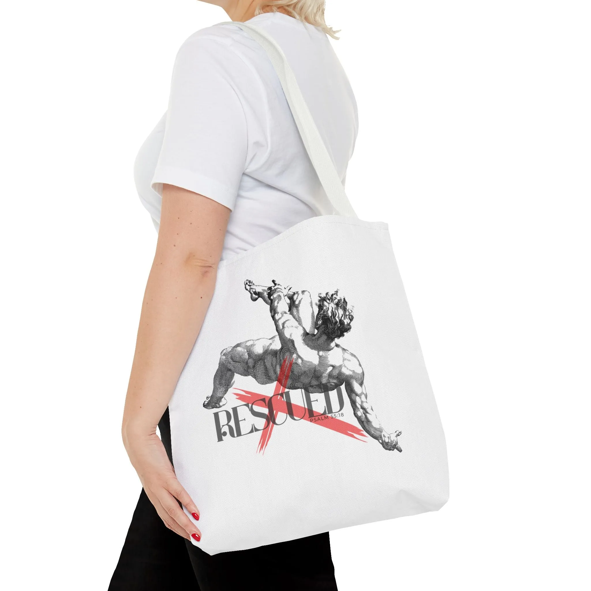 Rescue-Themed Canvas Tote Bag - Eco-Friendly, Fashionable, Perfect for Shopping, Beach, Gym, Gifts for Animal Lovers