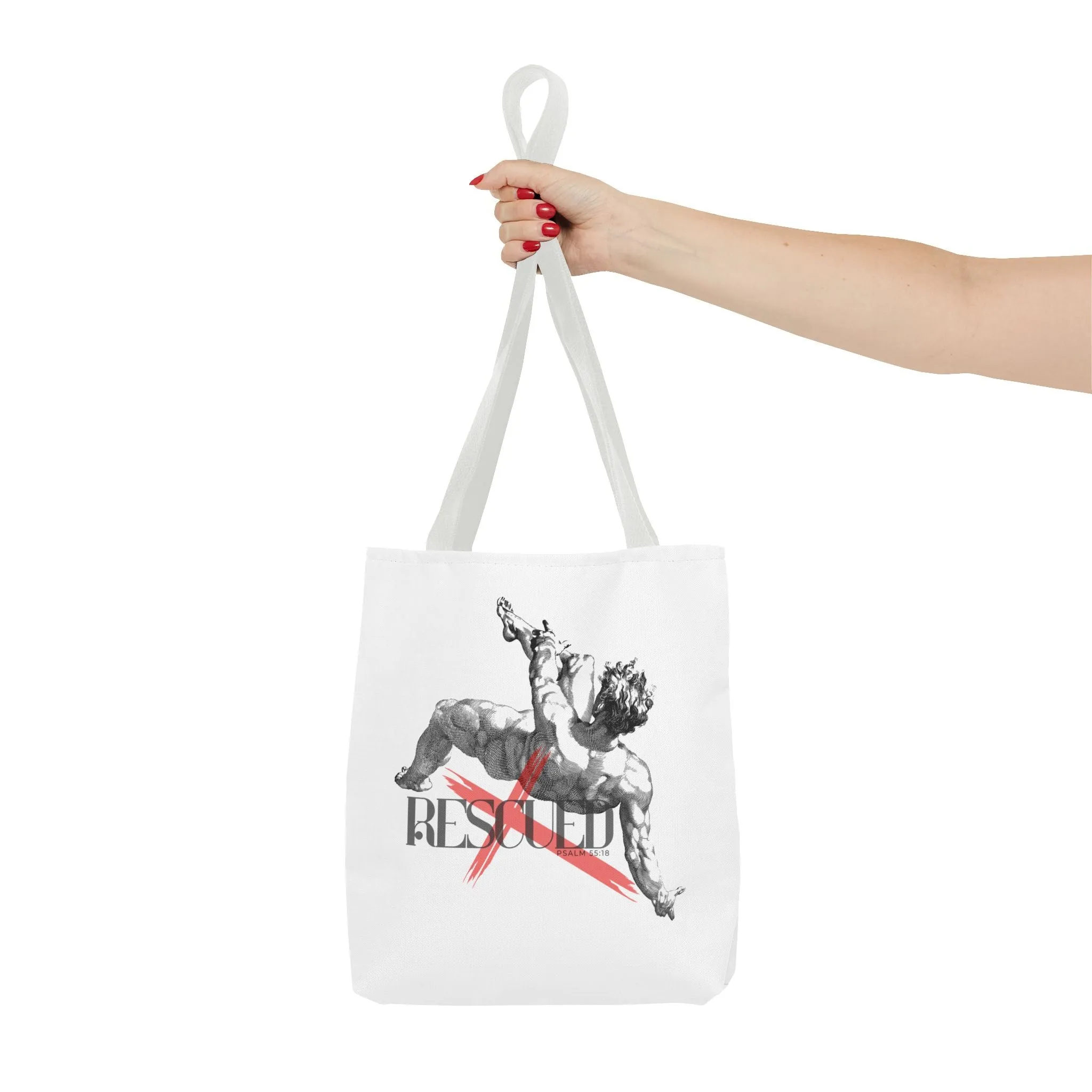 Rescue-Themed Canvas Tote Bag - Eco-Friendly, Fashionable, Perfect for Shopping, Beach, Gym, Gifts for Animal Lovers