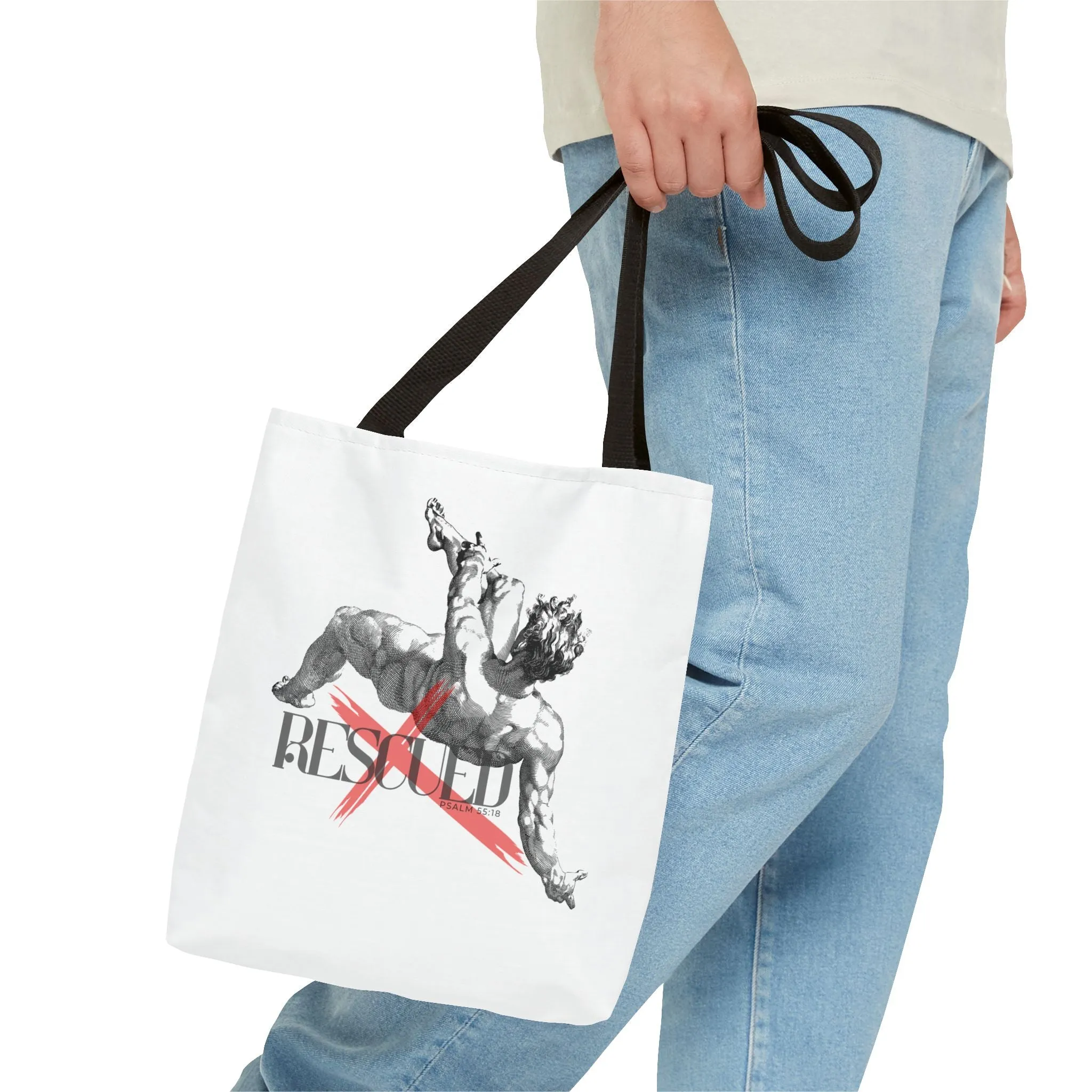 Rescue-Themed Canvas Tote Bag - Eco-Friendly, Fashionable, Perfect for Shopping, Beach, Gym, Gifts for Animal Lovers