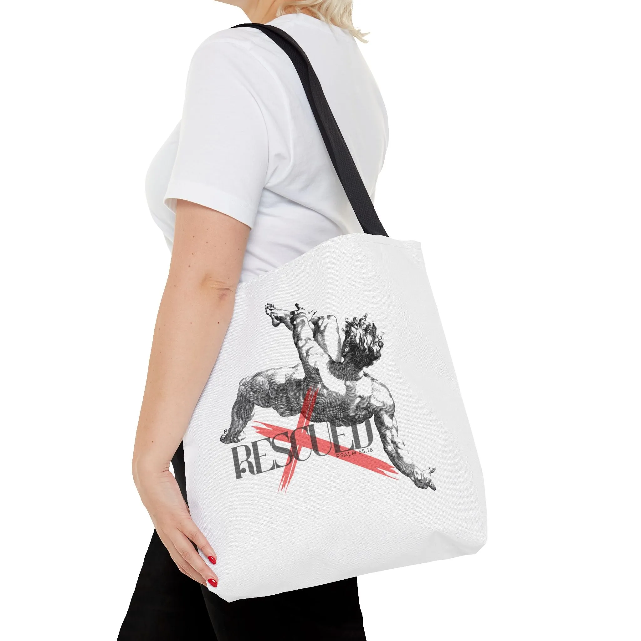 Rescue-Themed Canvas Tote Bag - Eco-Friendly, Fashionable, Perfect for Shopping, Beach, Gym, Gifts for Animal Lovers
