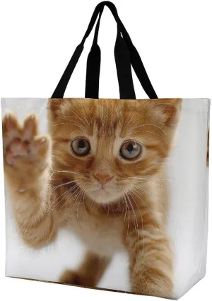 Reusable Grocery Bags Stretch Out A Hand Shopping Bag Lightweight Shoulder Bags Large Tote Bag for Travel Work Handbag