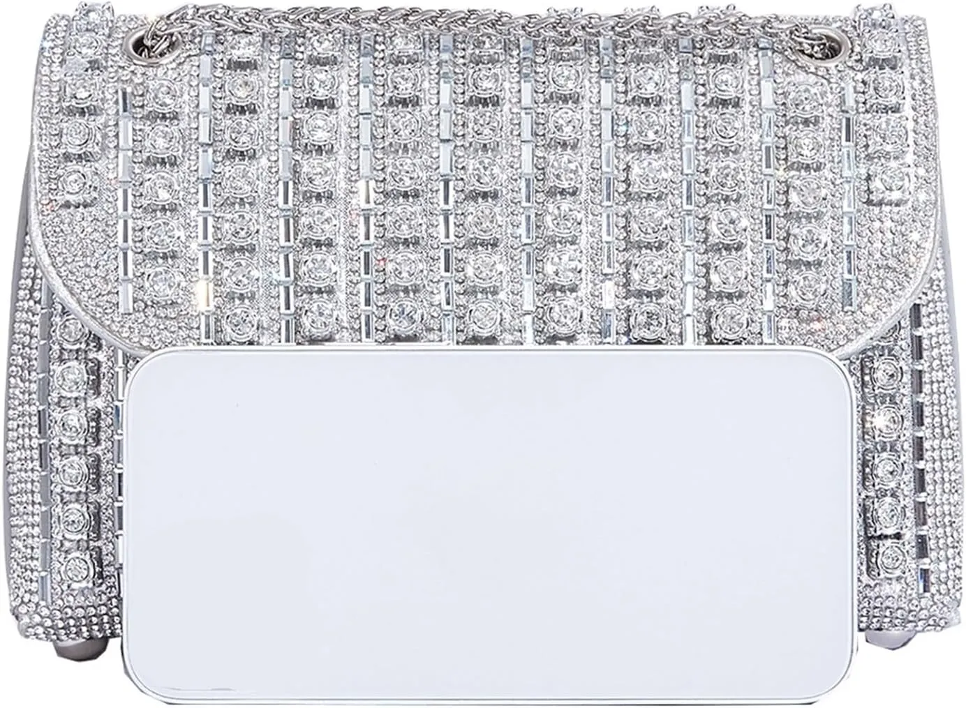 Rhinestone Bags SRhinestone Women Chain Bag Casual Crossbody Bag Shoulder Bag Mobile Phone Bag Party Clutch Bag(Multi)