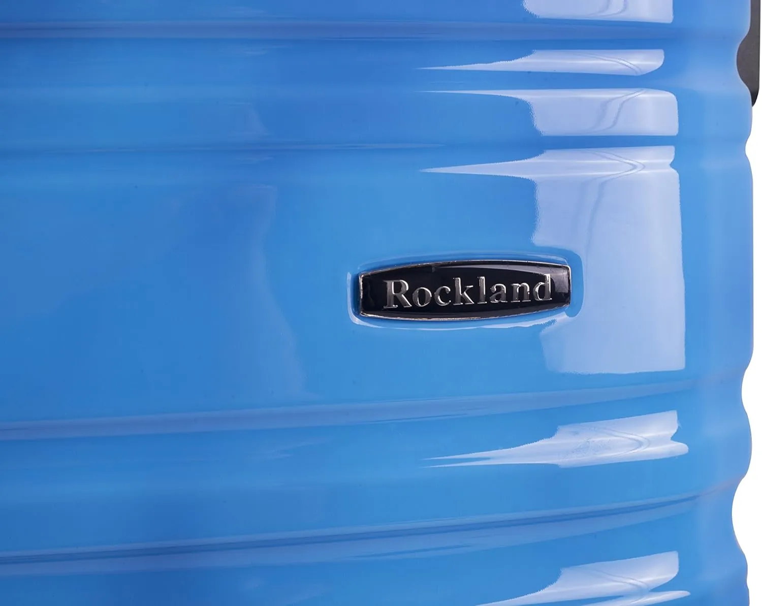 Rockland Melbourne Hardside Expandable Luggage with Spinner Wheels, 2TONEBLUE, 2 Piece (20/28)