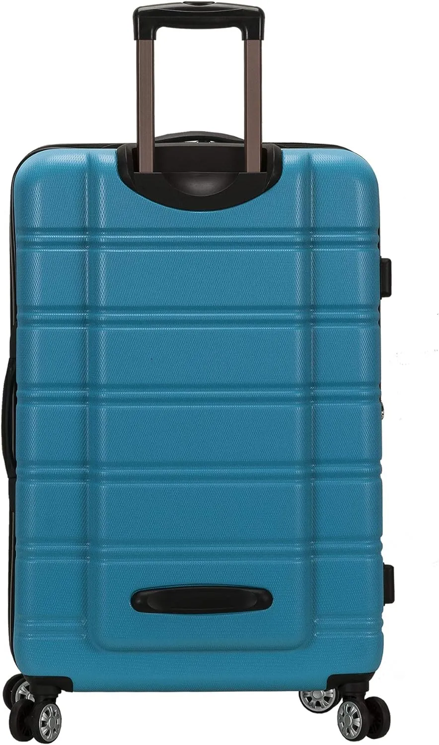 Rockland Melbourne Hardside Expandable Spinner Wheel Luggage, Turquoise, 2 Piece (20/28)