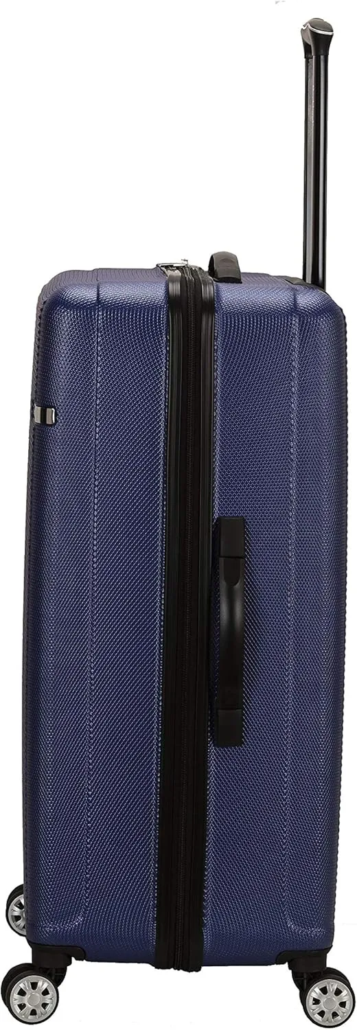 Rockland Skyline Hardside Spinner Wheel Luggage, Blue, 3-Piece Set (20/24/28)