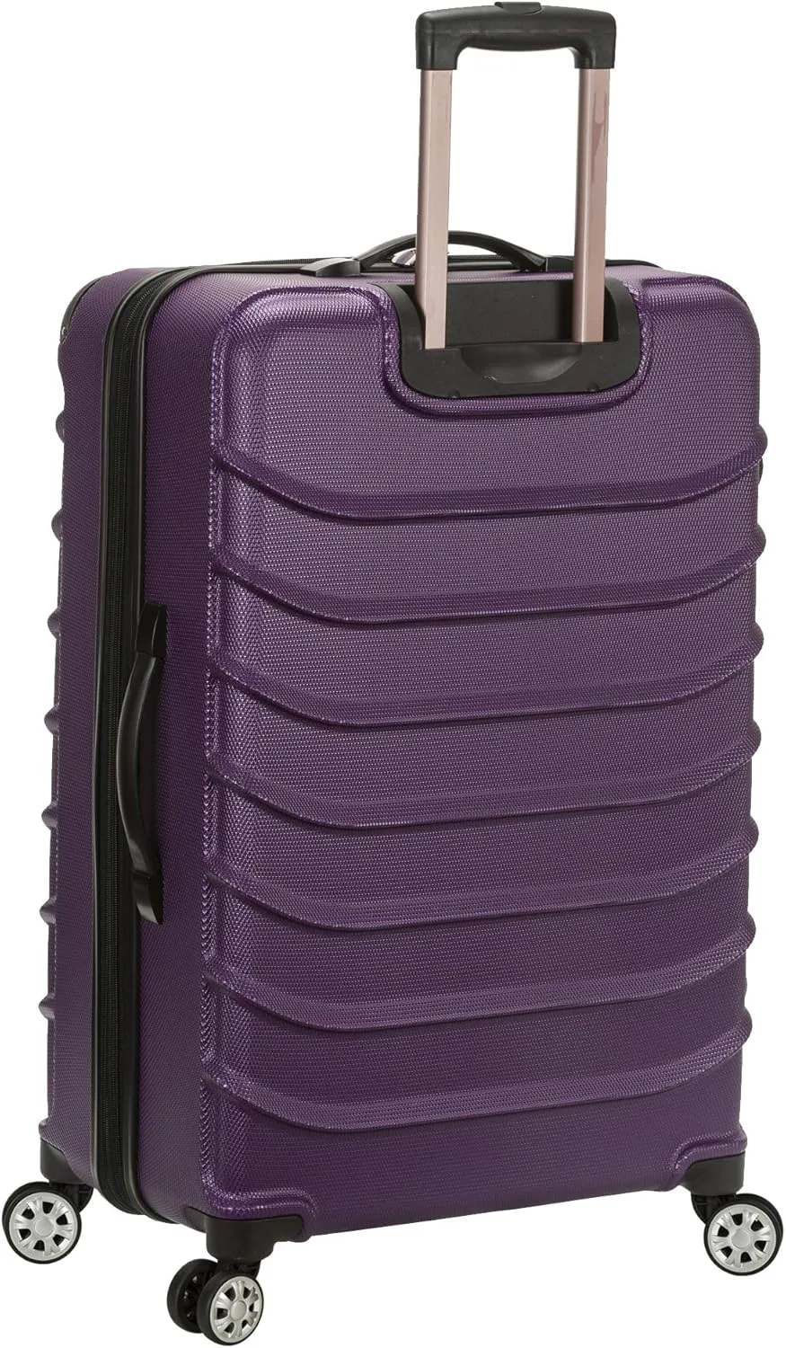 Rockland Speciale Hardside Expandable Spinner Luggage, Purple, 2-Piece Set (20/28)