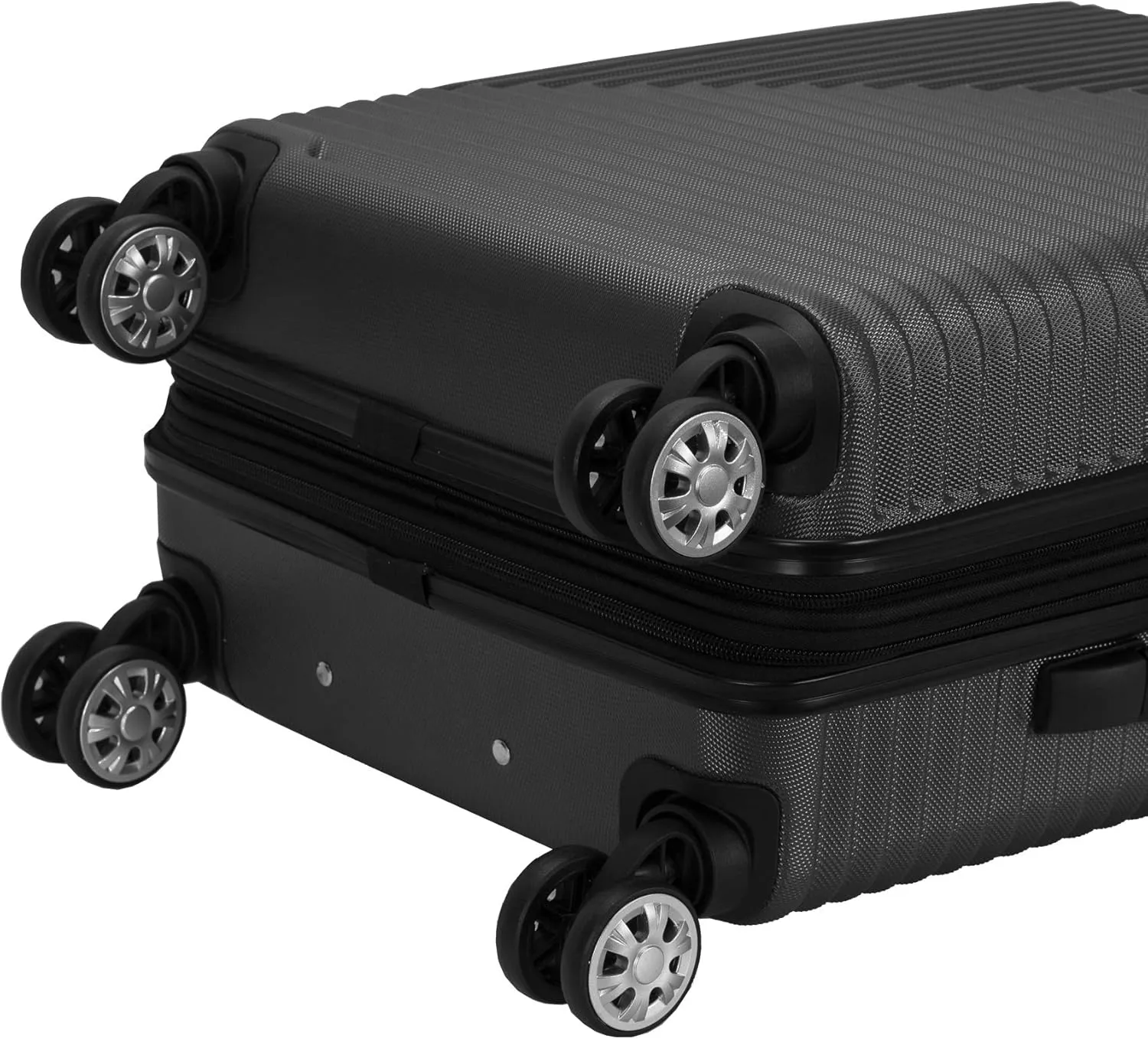 Rockland Star Trail Hardside Spinner Wheel Luggage, Grey, Carry-On 20-Inch