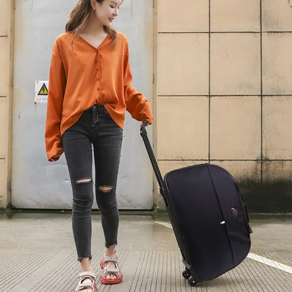 Rolling Duffel Bag,36L Waterproof Carry On Weekender Bags, Wheeled Travel Duffel Bag,Fashion Travel Bags,Gym Bag for Men Women
