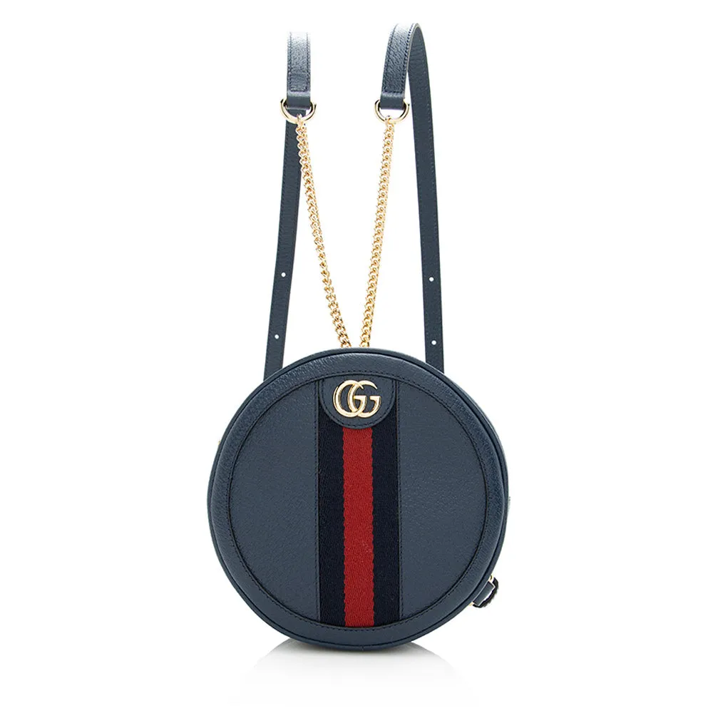 Round (SHF-21087) Anti-slip Leather Backpack Low-priced Mini Gucci Ophidia