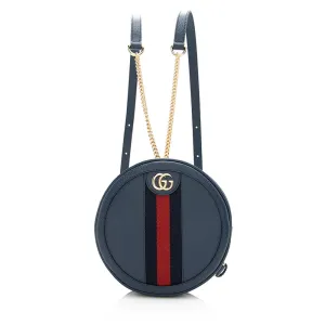 Round (SHF-21087) Anti-slip Leather Backpack Low-priced Mini Gucci Ophidia