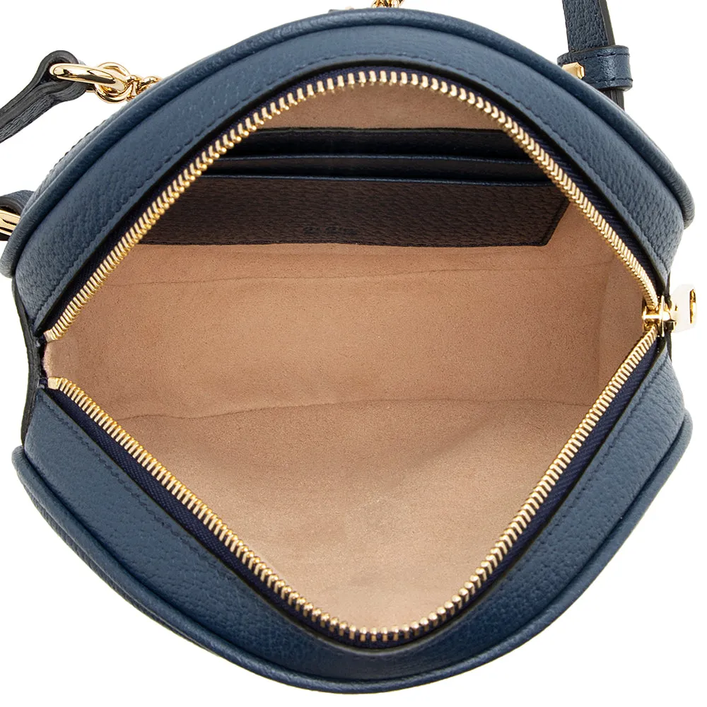 Round (SHF-21087) Anti-slip Leather Backpack Low-priced Mini Gucci Ophidia