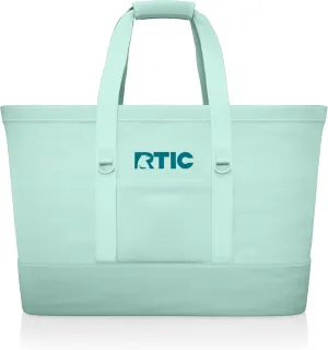 RTIC Everyday Insulated Tote Bag, Large Reusable Thermal Cooler with Zippered Top for Beach, Grocery, Shopping, 35 L Capacity