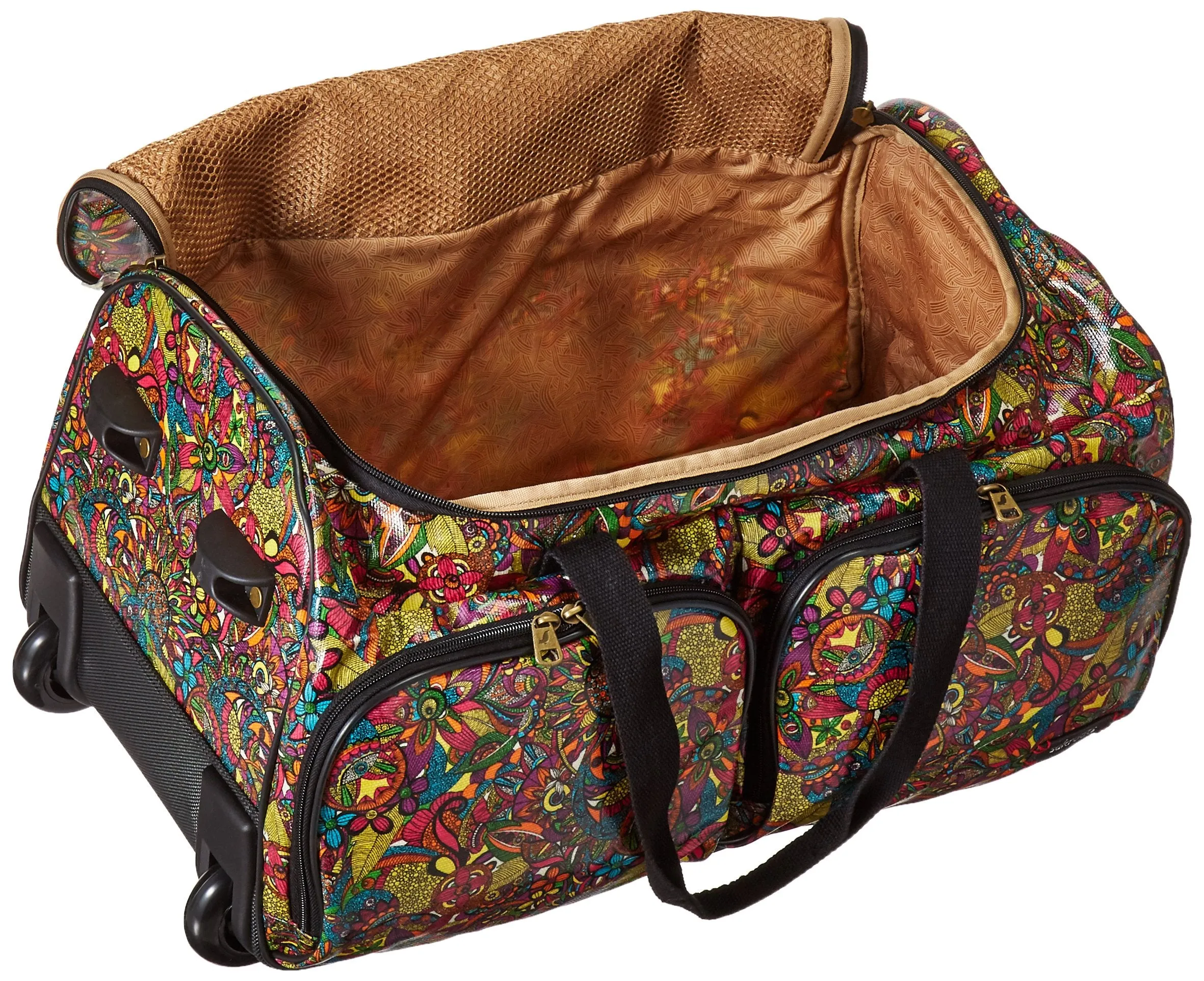 Sakroots Artist Circle Rolling Duffle Bag