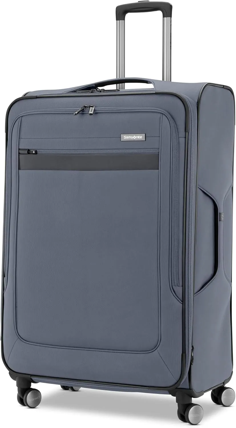 Samsonite Ascella 3.0 Softside Expandable Luggage with Spinner Wheels, 3-Piece Set (20/25/28), State/Black