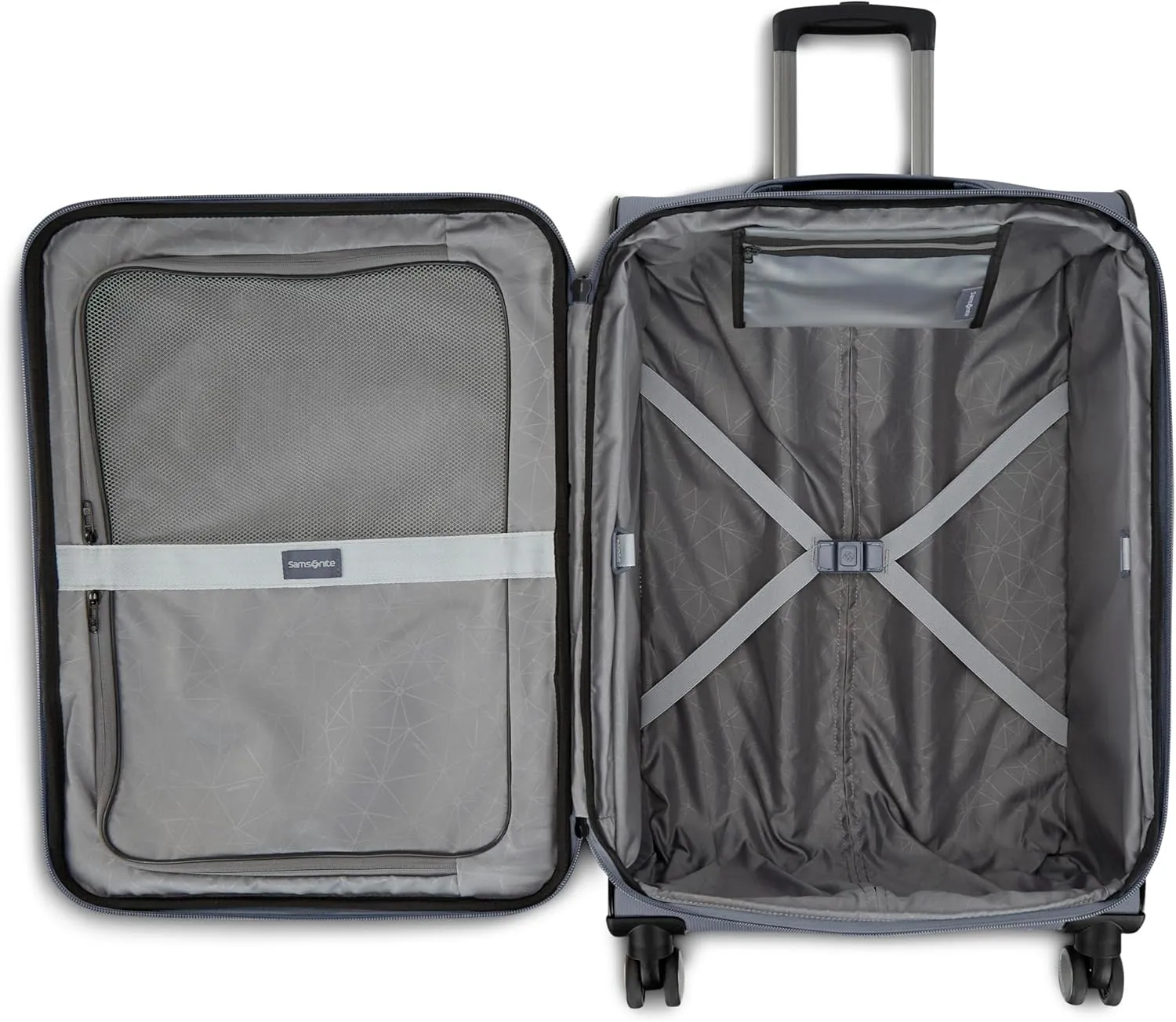 Samsonite Ascella 3.0 Softside Expandable Luggage with Spinner Wheels, 3-Piece Set (20/25/28), State/Black