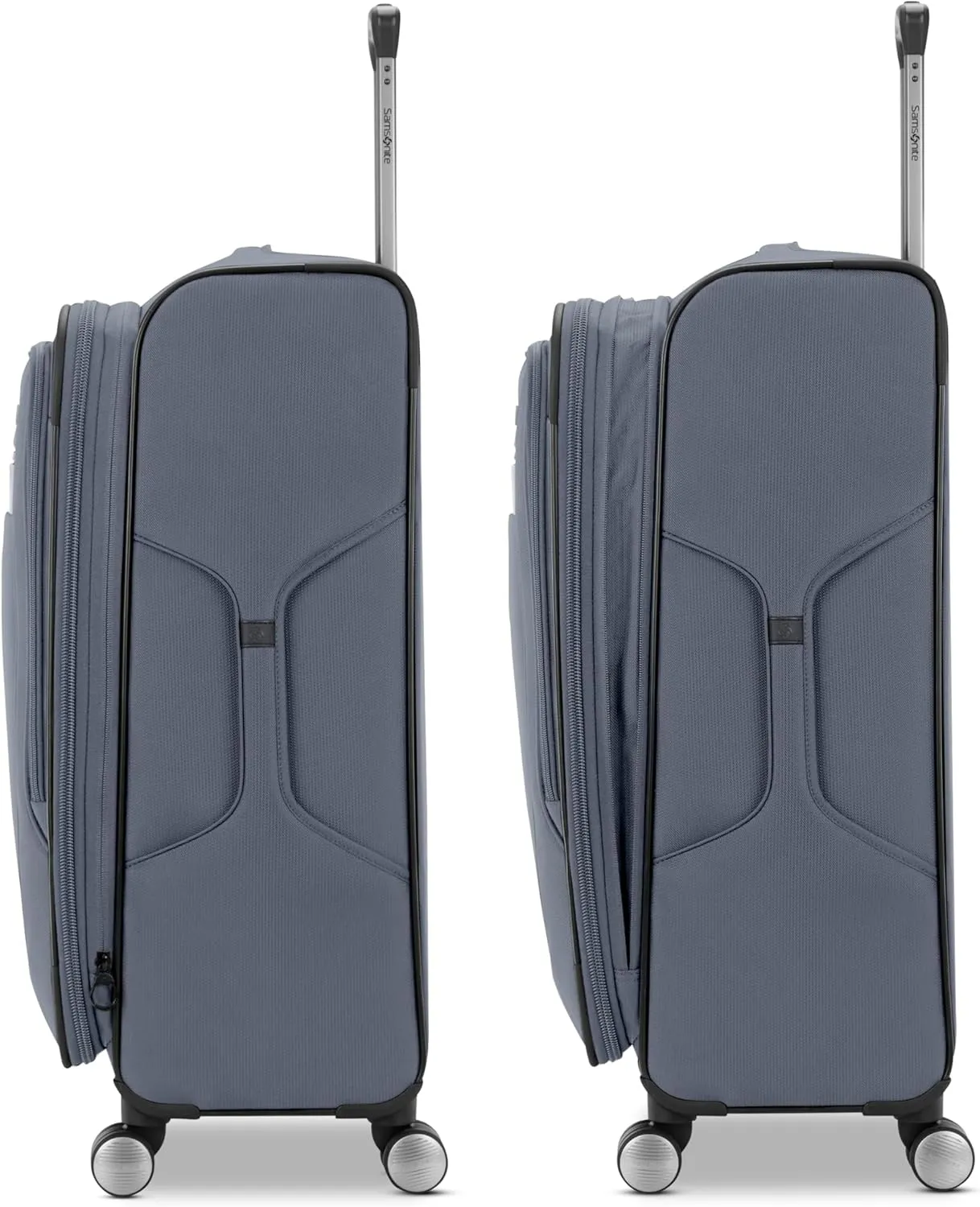 Samsonite Ascella 3.0 Softside Expandable Luggage with Spinner Wheels, 3-Piece Set (20/25/28), State/Black
