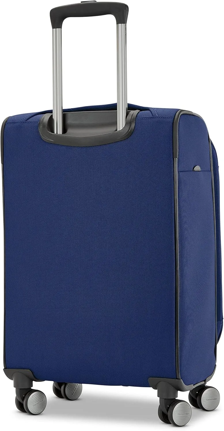 Samsonite Ascella 3.0 Softside Expandable Luggage with Spinners, Light Plum, 2PC SET (Carry-on/Medium)