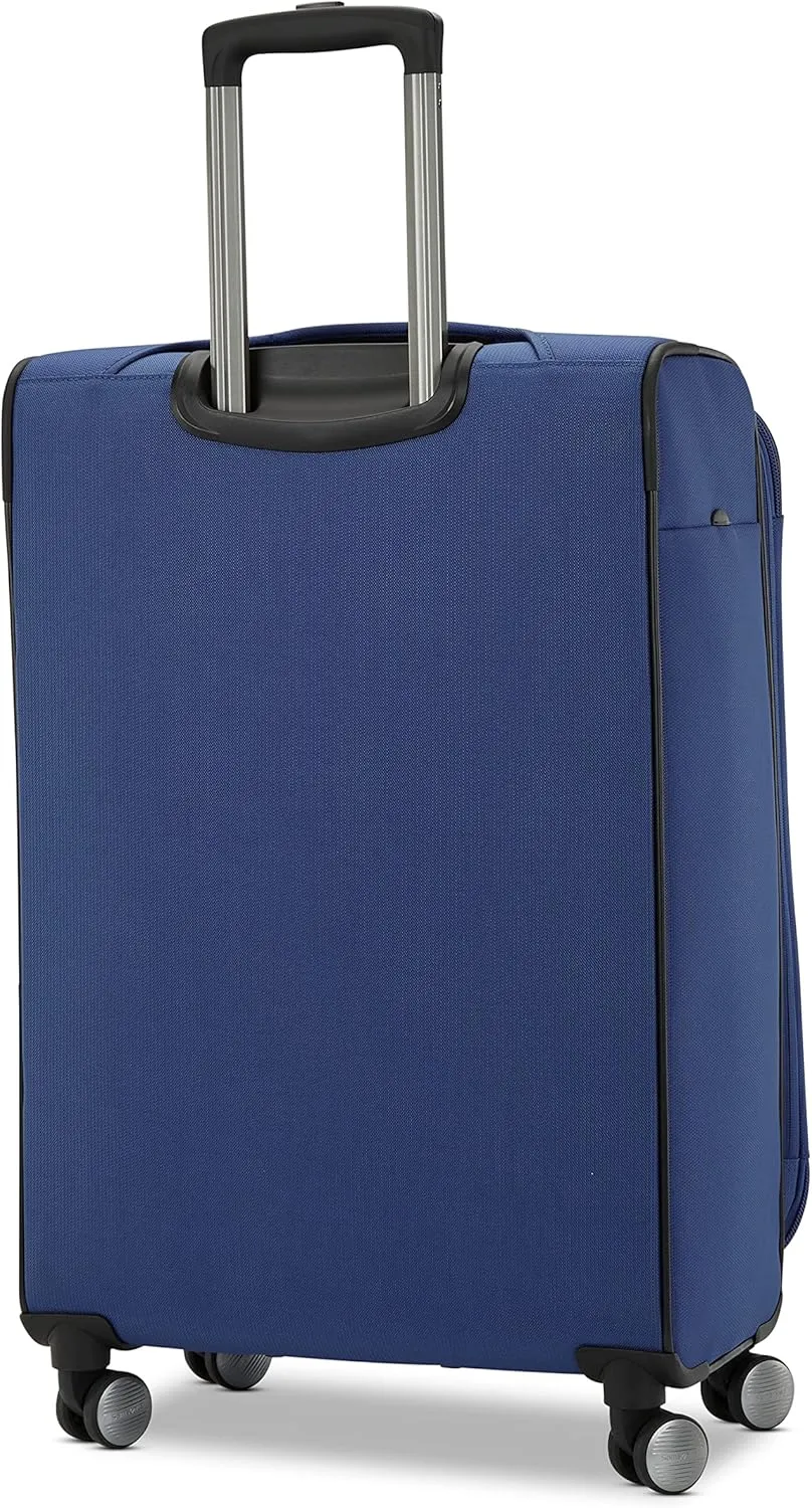 Samsonite Ascella 3.0 Softside Expandable Luggage with Spinners, Light Plum, 2PC SET (Carry-on/Medium)