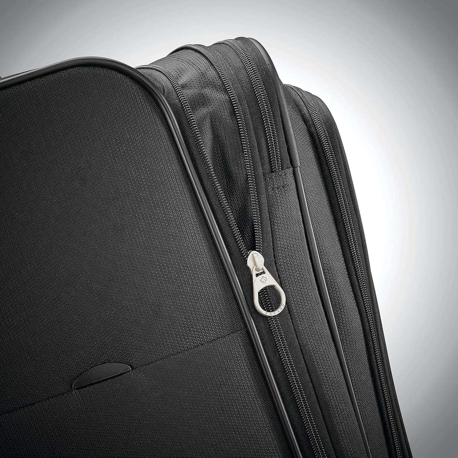 Samsonite Ascella X Softside Expandable Luggage with Spinner Wheels, Black, Checked-Large 29-Inch