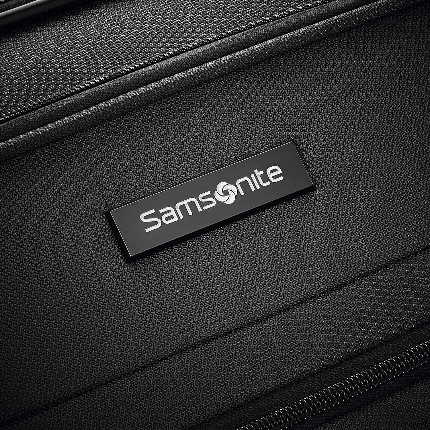 Samsonite Ascella X Softside Expandable Luggage with Spinners, Black, 2PC SET (Carry-on/Medium)