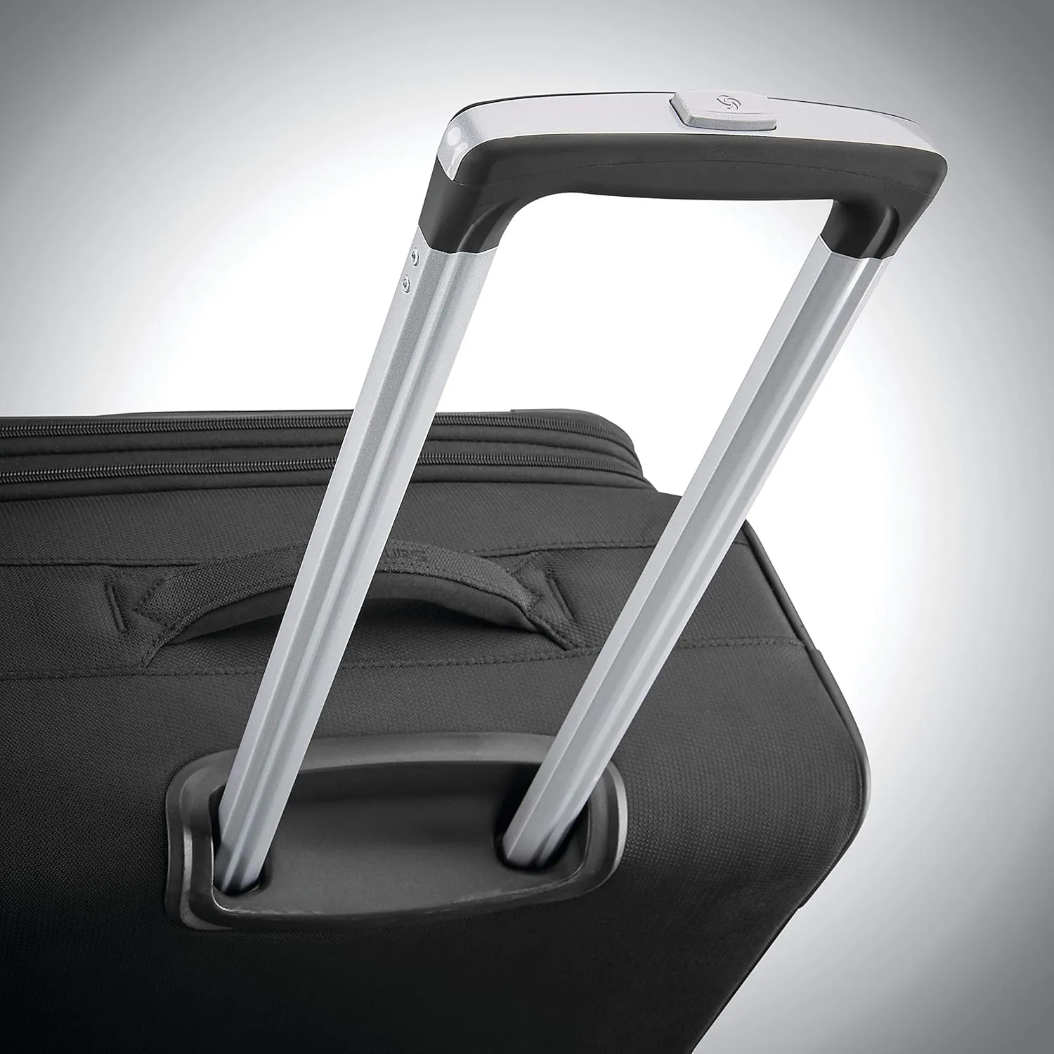 Samsonite Ascella X Softside Expandable Luggage with Spinners, Black, 2PC SET (Carry-on/Medium)