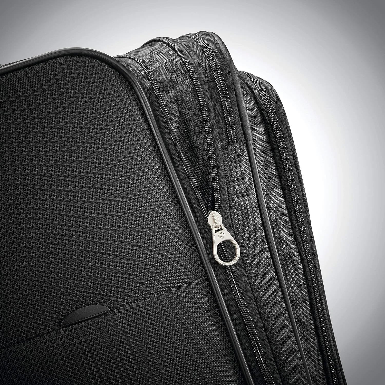 Samsonite Ascella X Softside Expandable Luggage with Spinners, Black, 2PC SET (Carry-on/Medium)