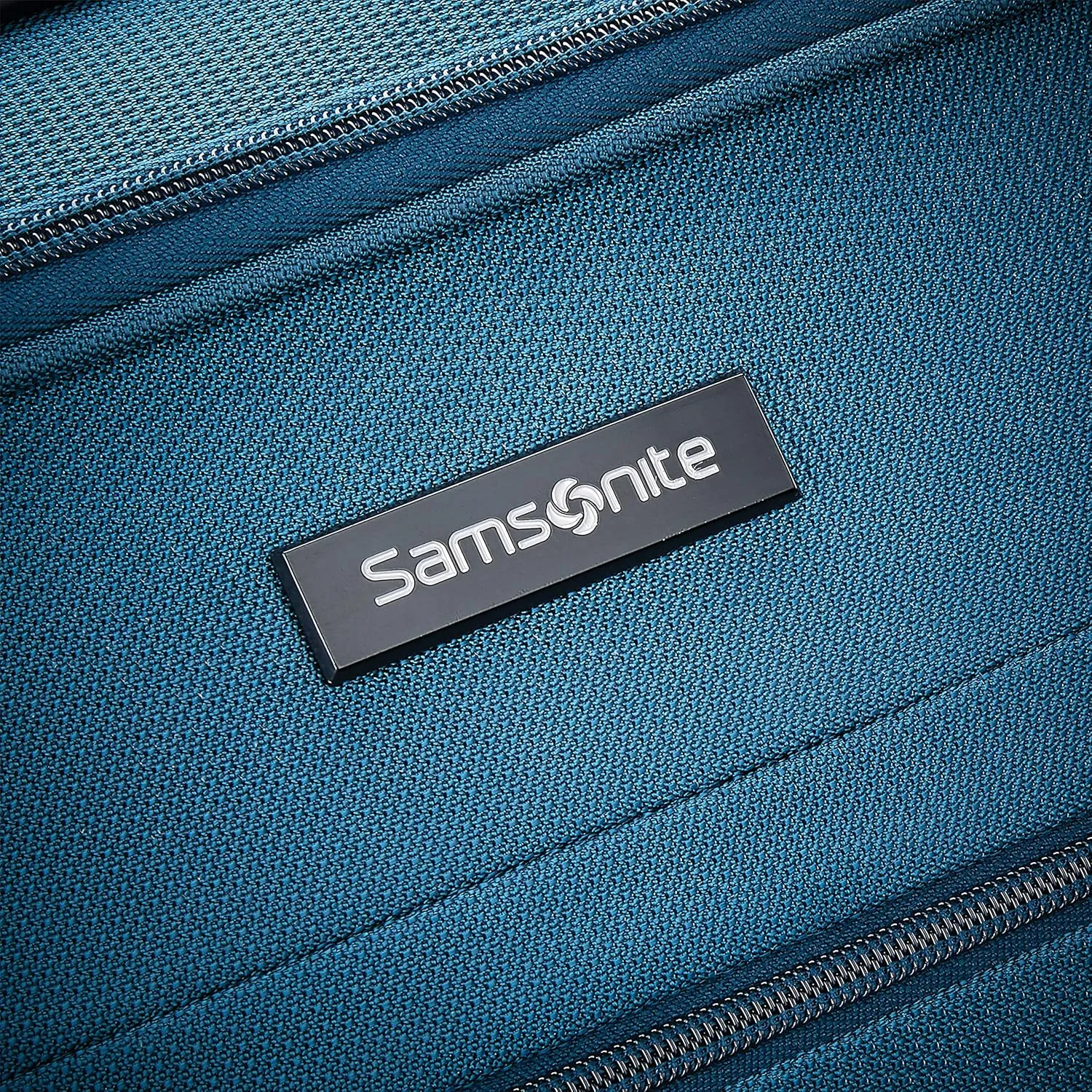 Samsonite Ascella X Softside Expandable Luggage with Spinners, Teal, 2PC SET (Carry-on/Medium)