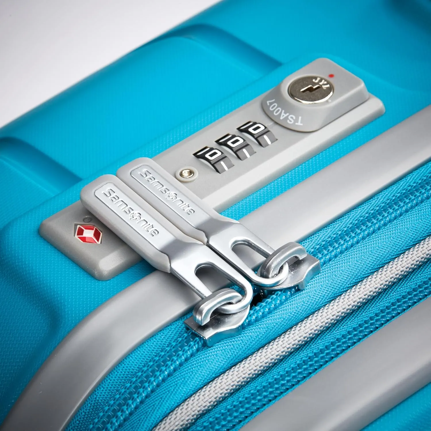 Samsonite Freeform Hardside Expandable Luggage with Spinners, Ocean Blue, 2PC SET (Carry-on/Large)