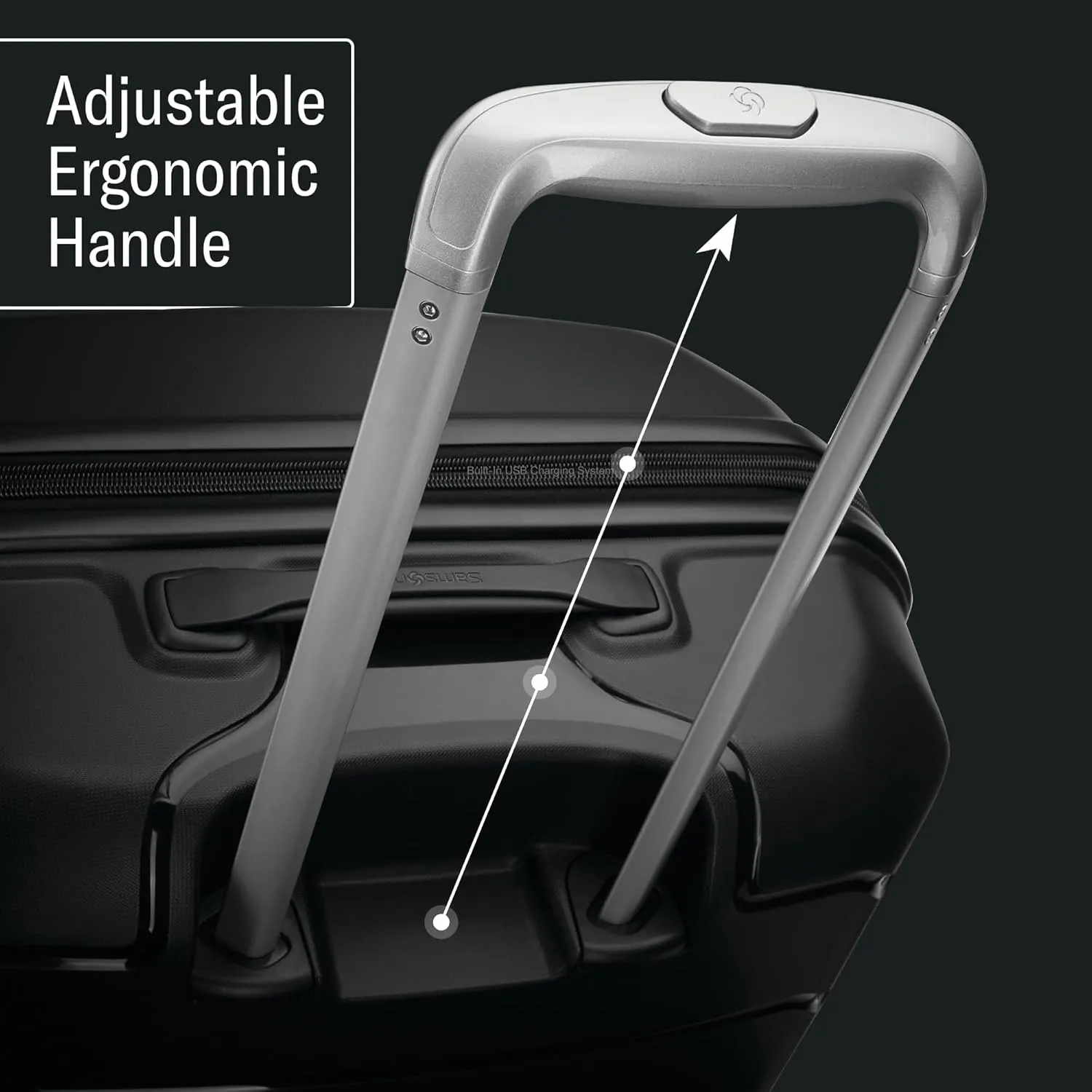 Samsonite Freeform Hardside Expandable with Double Spinner Wheels, Carry-On 21-Inch, Pine Green