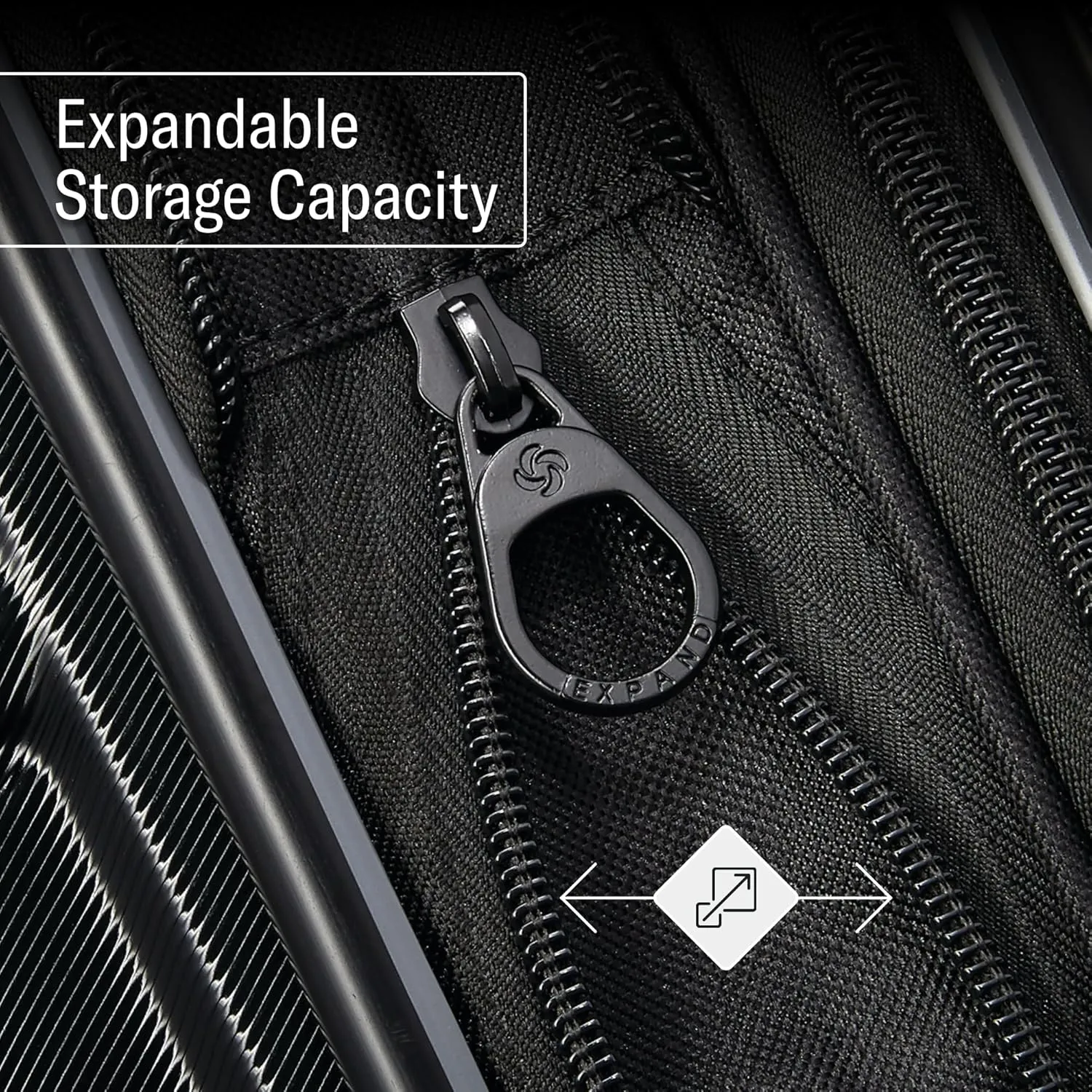 Samsonite Omni 2 Carry-On Hardside Luggage with 360° Spinner Wheels - Scratch Resistant Hardshell - TSA, Airline-Approved - Expandable Polycarbonate Shell for Lightweight Travel - Artic Silver