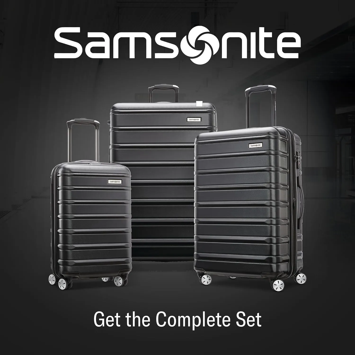 Samsonite Omni 2 Carry-On Hardside Luggage with 360° Spinner Wheels - Scratch Resistant Hardshell - TSA, Airline-Approved - Expandable Polycarbonate Shell for Lightweight Travel - Artic Silver