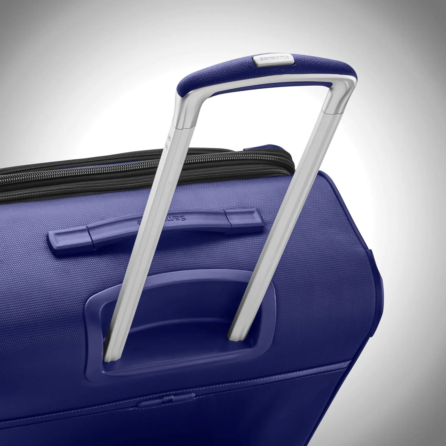 Samsonite Solyte DLX Softside Expandable Luggage with Spinner Wheels, Iris Blue, Carry-On 20-Inch