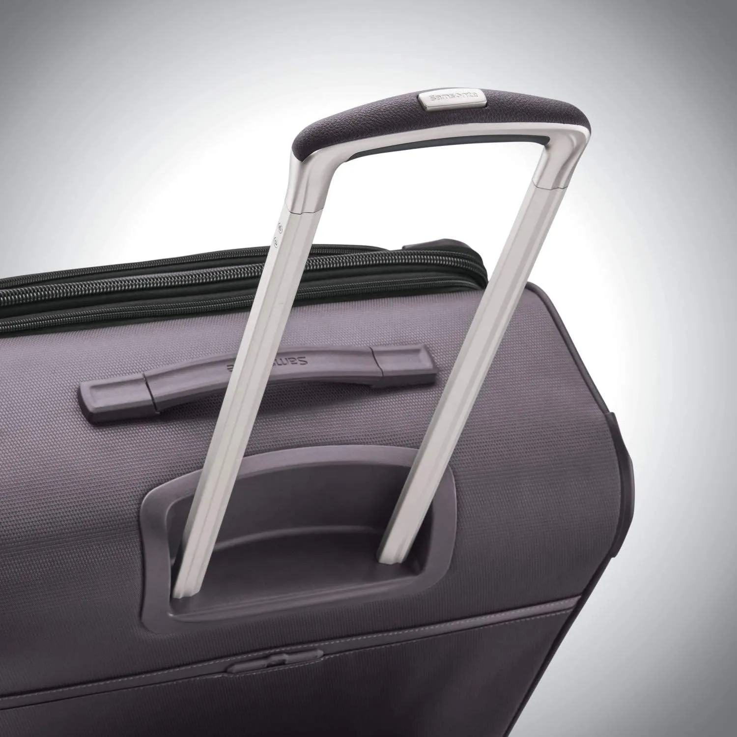 Samsonite Solyte DLX Softside Expandable Luggage with Spinner Wheels, Mineral Grey, Carry-On 20-Inch