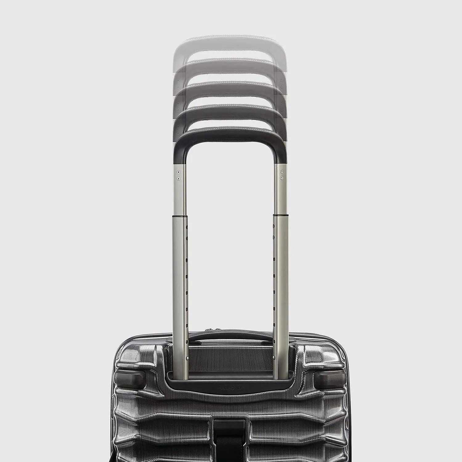 Samsonite Stryde 2 Hardside Expandable Luggage with Double Spinner Wheels, 22 x 14 x 9 Carry On, Brushed Graphite