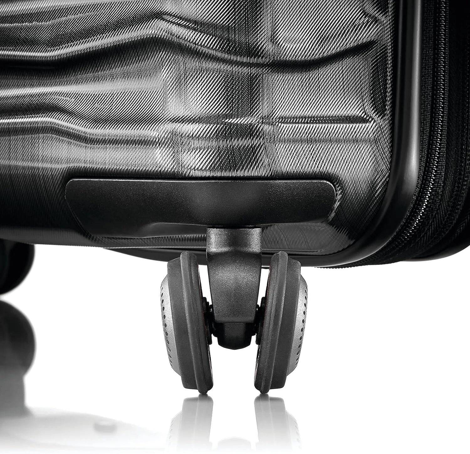 Samsonite Stryde 2 Hardside Expandable Luggage with Double Spinner Wheels, 22 x 14 x 9 Carry On, Brushed Graphite