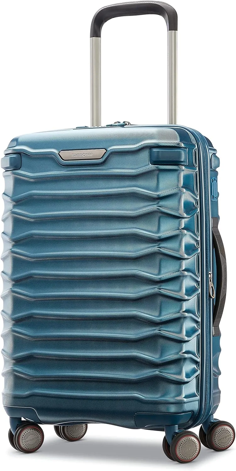 Samsonite Stryde 2 Hardside Expandable Luggage with Double Spinner Wheels, 22 x 14 x 9 Carry On, Deep Teal