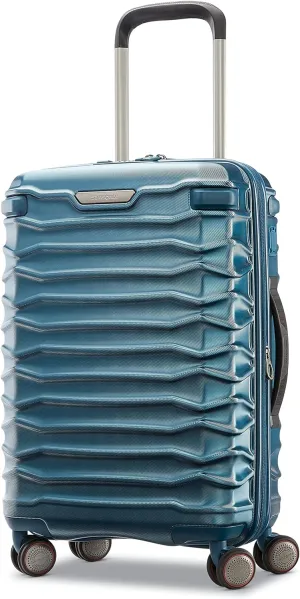 Samsonite Stryde 2 Hardside Expandable Luggage with Double Spinner Wheels, 22 x 14 x 9 Carry On, Deep Teal