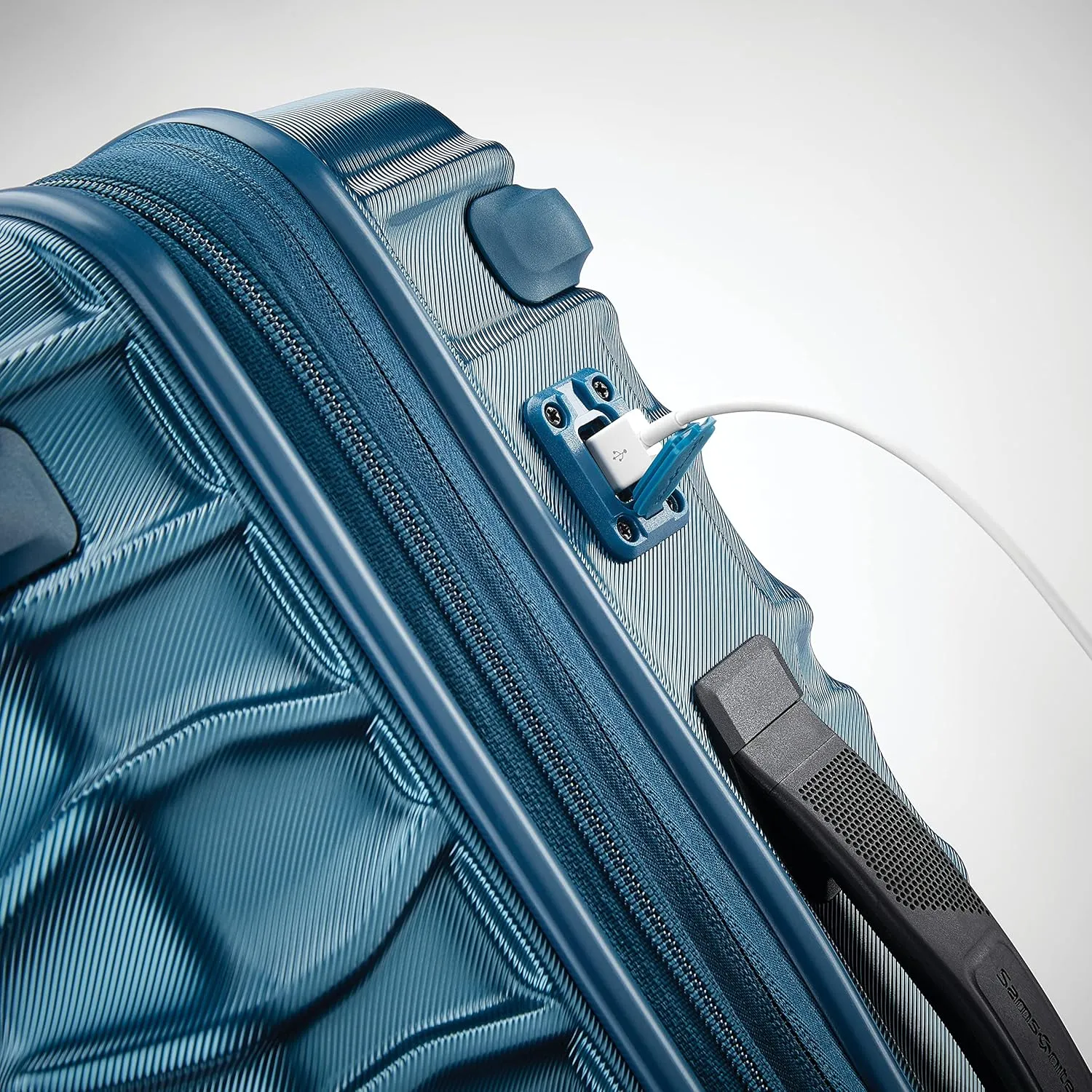 Samsonite Stryde 2 Hardside Expandable Luggage with Double Spinner Wheels, 22 x 14 x 9 Carry On, Deep Teal