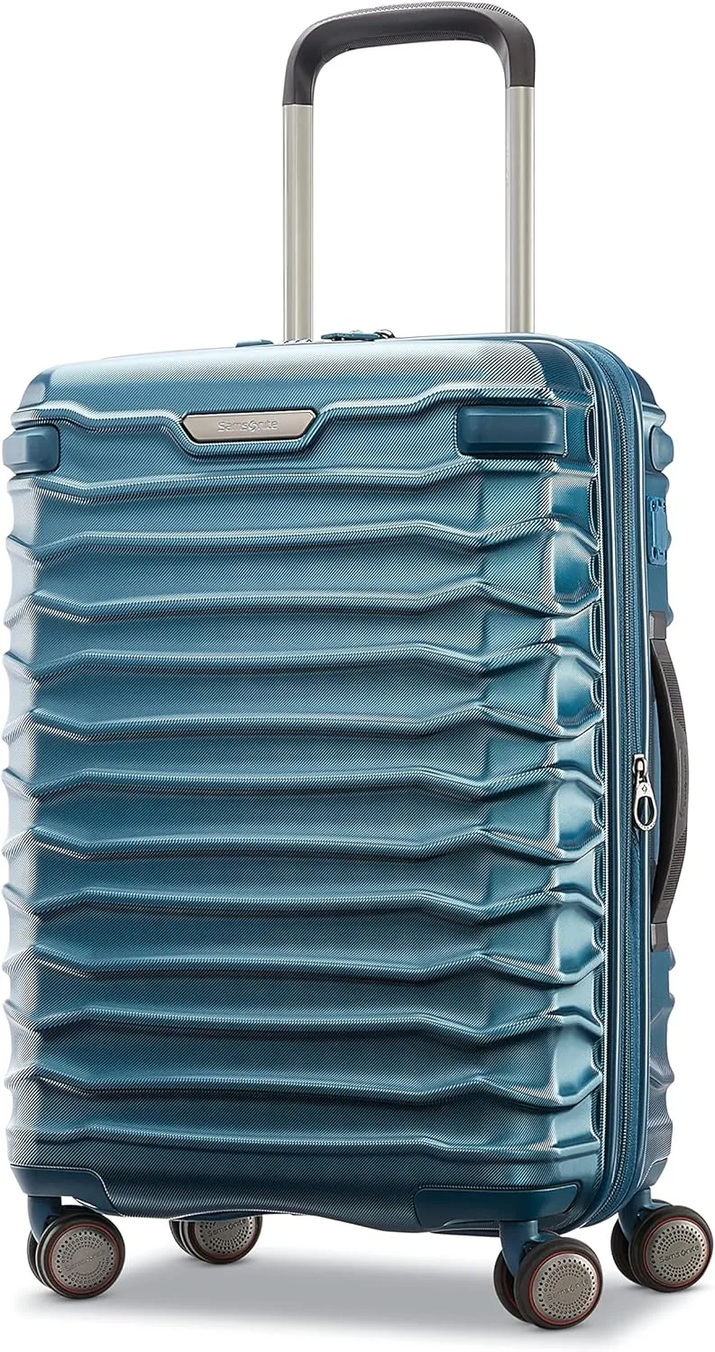 Samsonite Stryde 2 Hardside Expandable Luggage with Double Spinner Wheels, Carry On Glider, Deep Teal