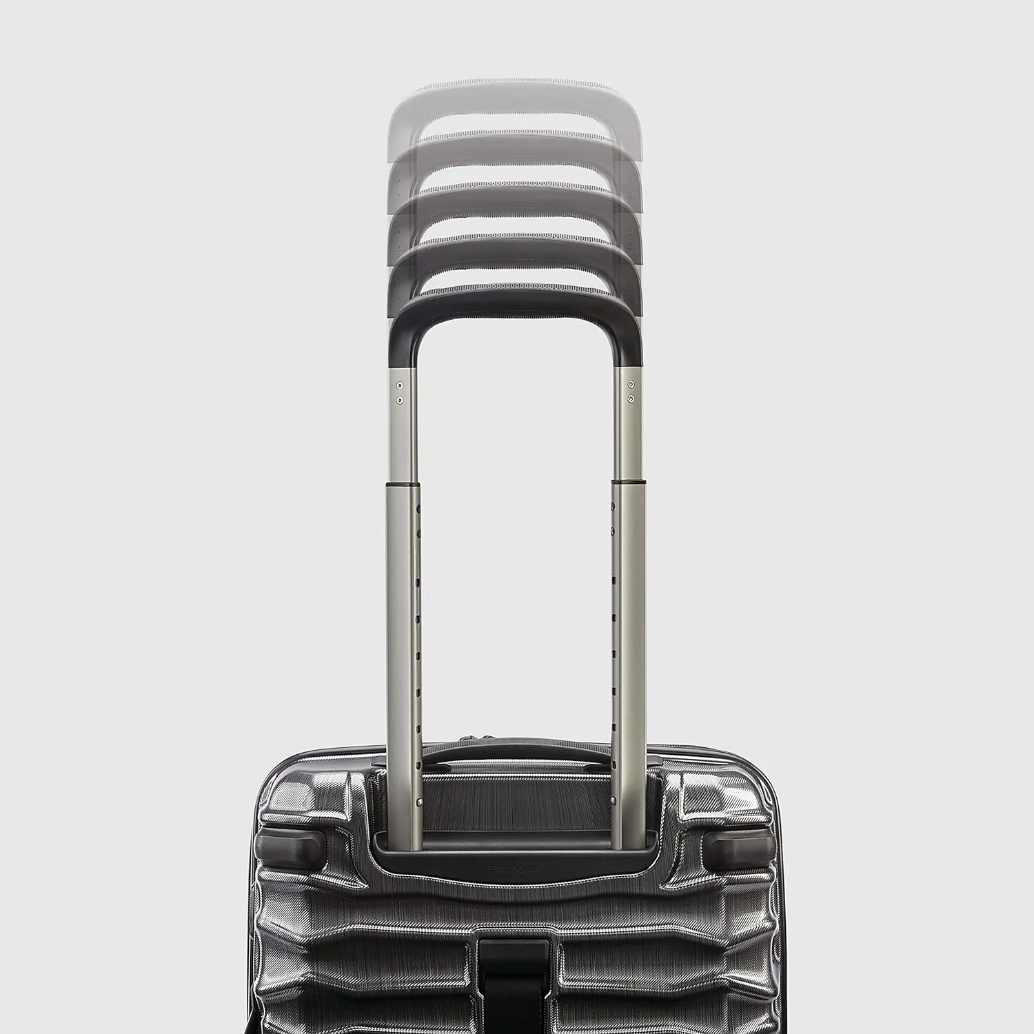 Samsonite Stryde 2 Hardside Expandable Luggage with Double Spinner Wheels, Carry On Spinner, Brushed Graphite