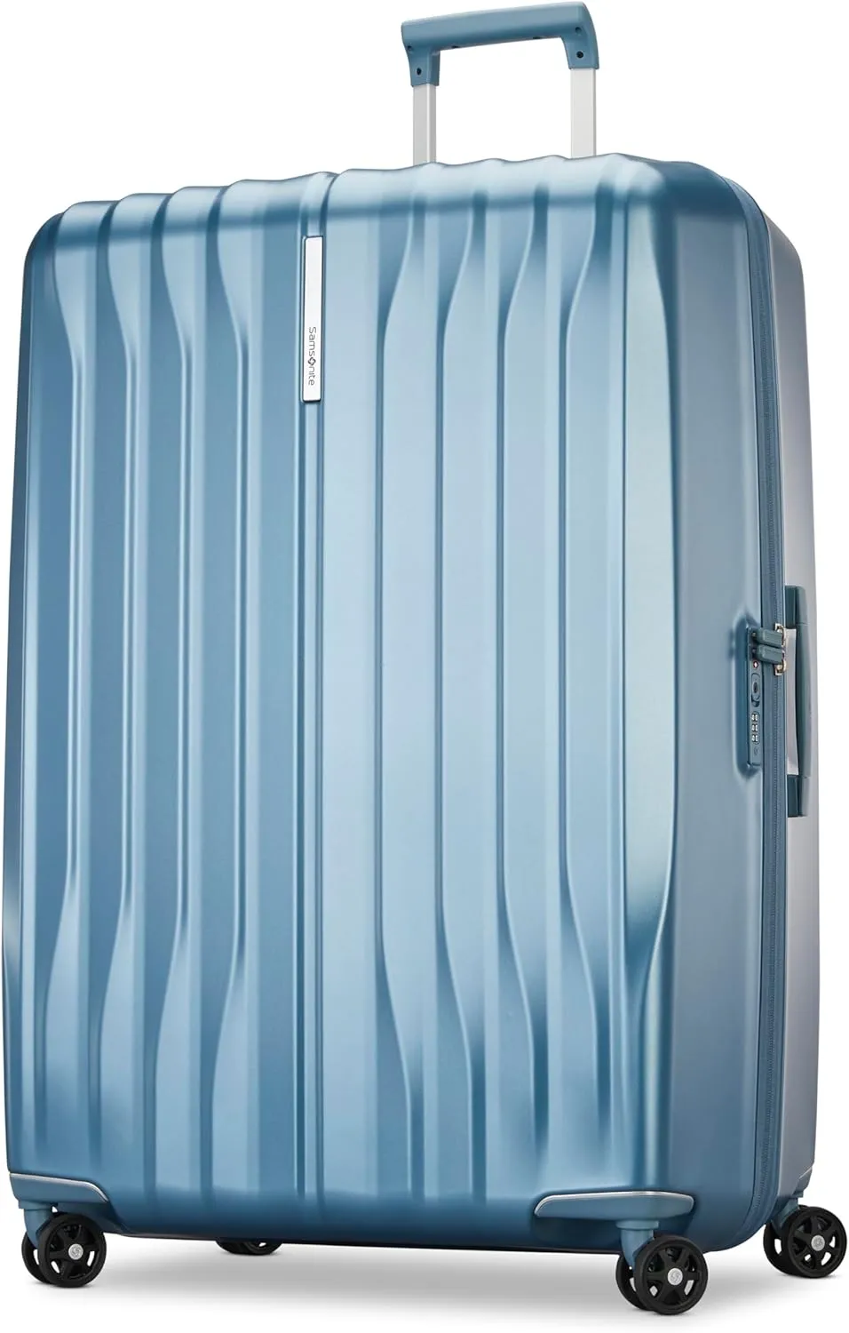 Samsonite UpLIFT 31" Lightweight Hardside X-Large Checked Luggage with Spinner Wheels - Expandable Luggage - Airline-Approved, Polycarbonate Hard Suitcase for Ultra Lightweight Travel - Elemental Blue