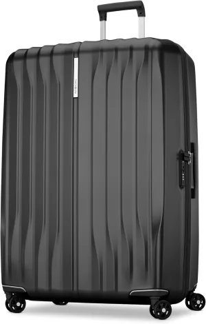 Samsonite UpLIFT 31" Lightweight Hardside X-Large Checked Luggage with Spinner Wheels - Expandable Luggage - Airline-Approved, Polycarbonate Hard Suitcase for Ultra Lightweight Travel - Phantom Black