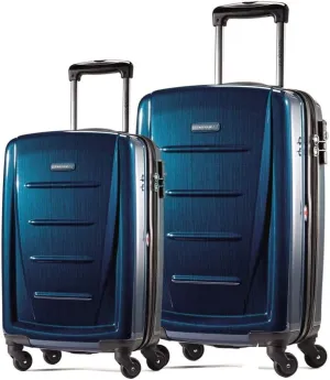 Samsonite Winfield 2 Hardside Expandable Luggage with Spinner Wheels (Deep Blue, 2-Piece Set (20/28))