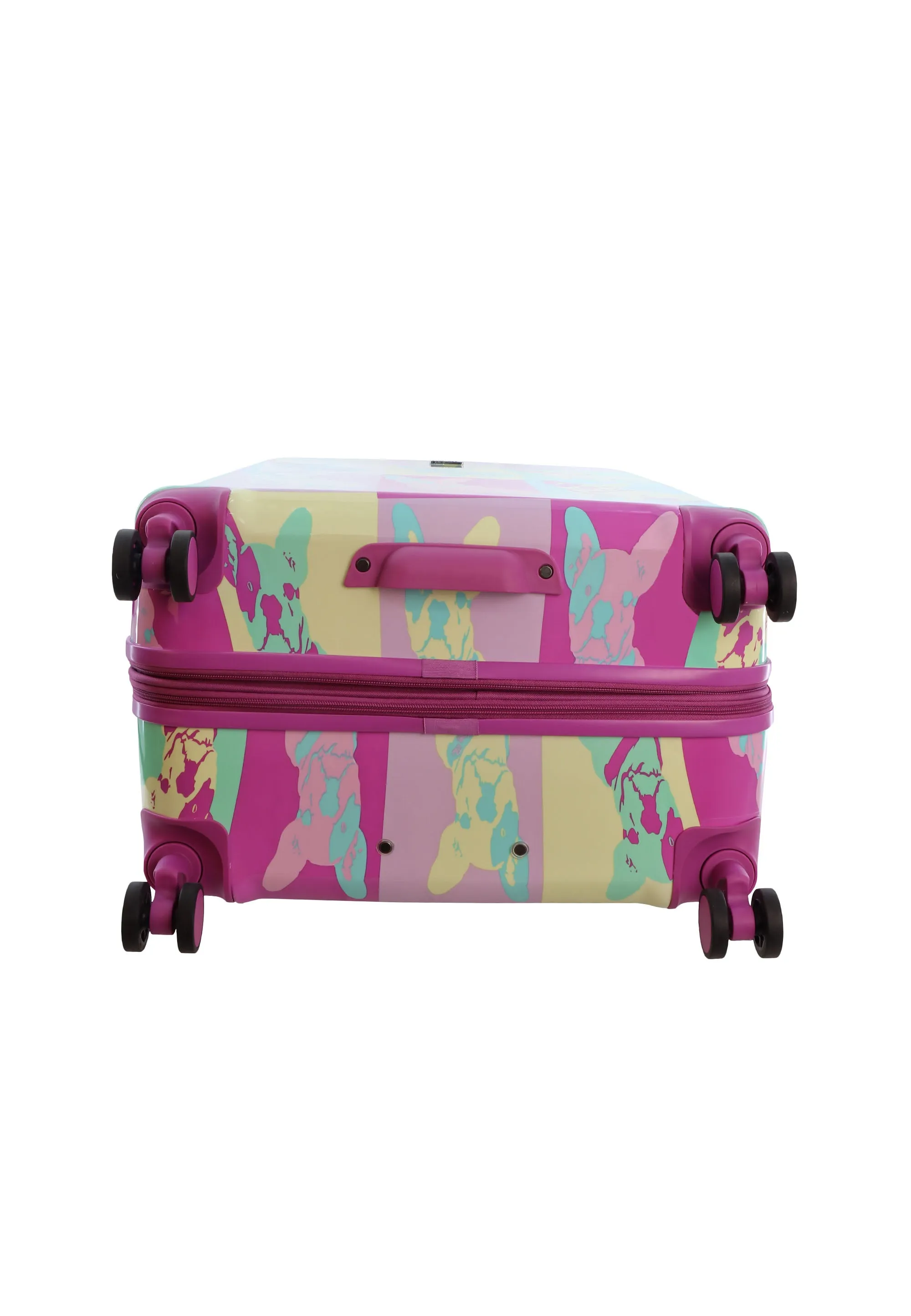 Saxoline Blue Bulldog Emotion Hard Suitcase / Luggage / Trolley - 55/67/77 cm (S/M/L)