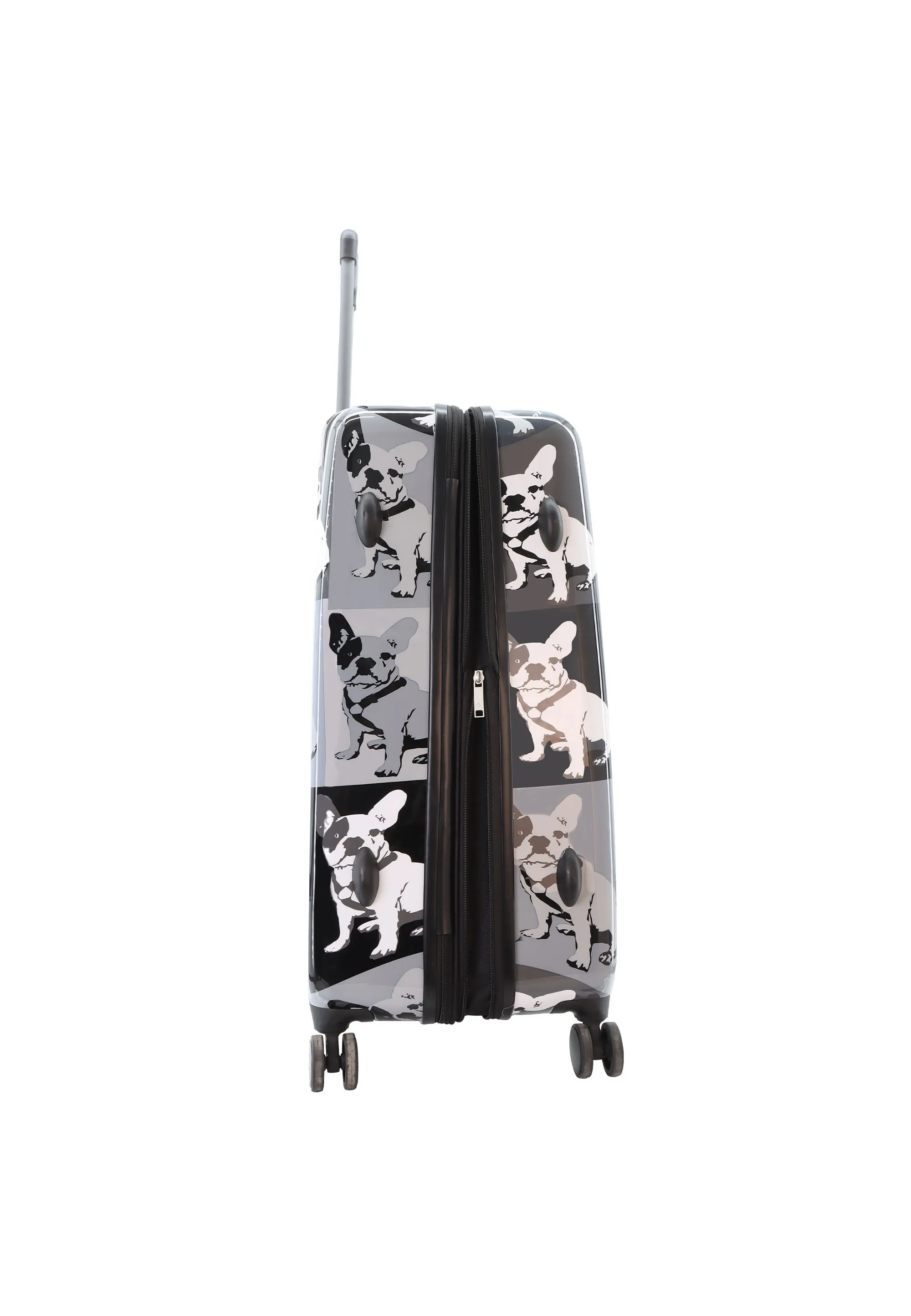 Saxoline Blue Bulldog Monochrome Hard Suitcase / Luggage / Trolley - 55/67/77 cm (S/M/L)
