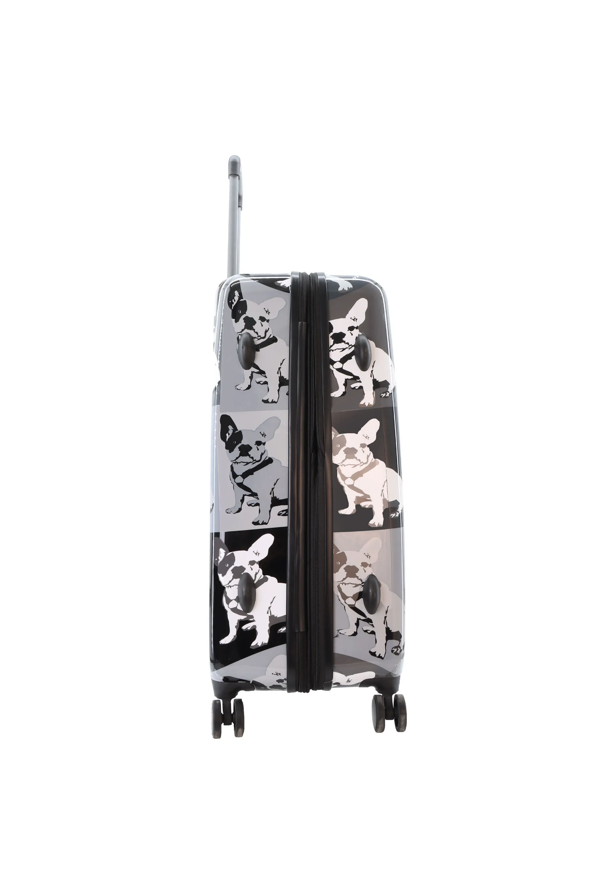 Saxoline Blue Bulldog Monochrome Hard Suitcase / Luggage / Trolley - 55/67/77 cm (S/M/L)