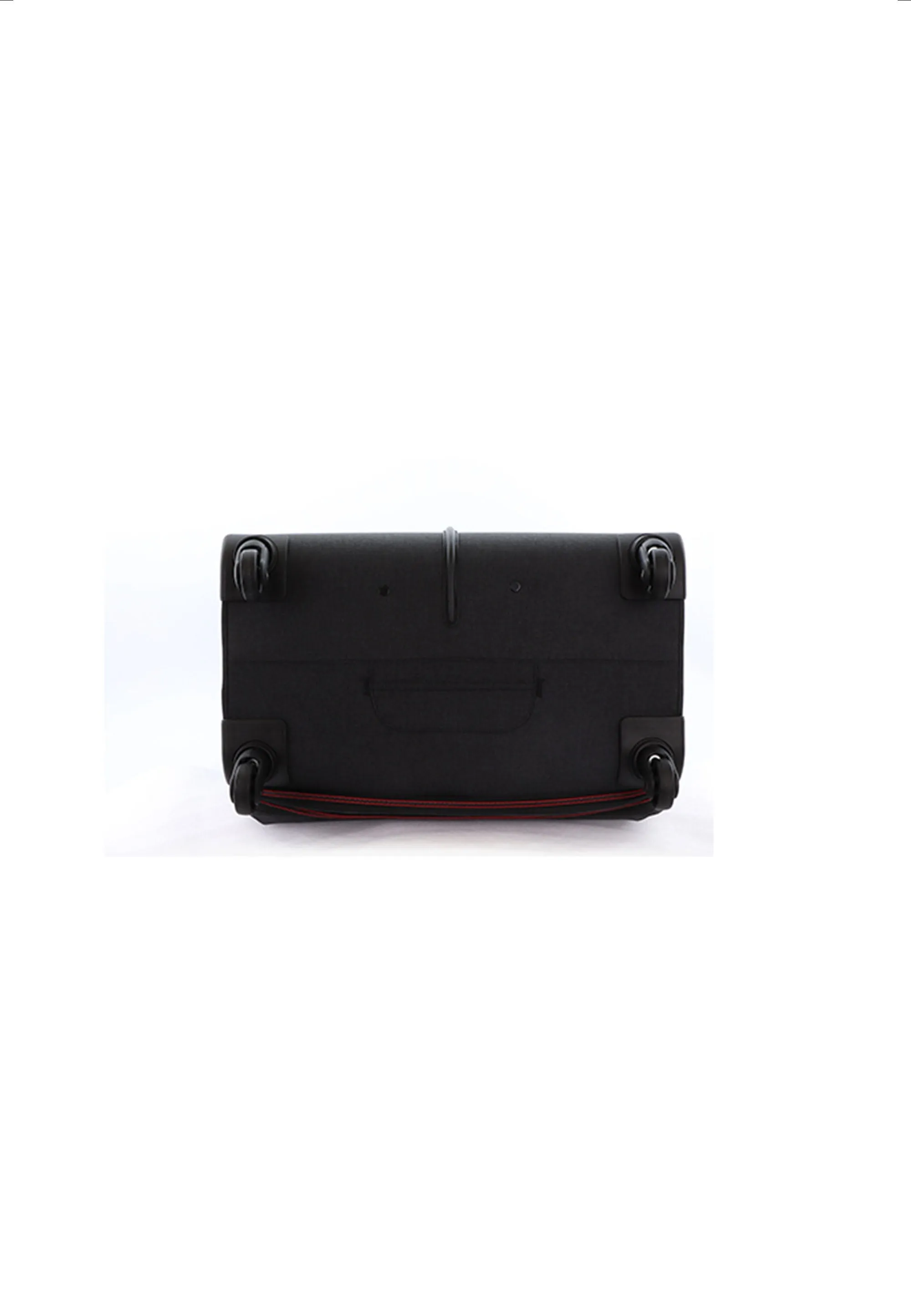Saxoline Relax Red zipper Soft Luggage / Trolley / Suitcase Anthracite