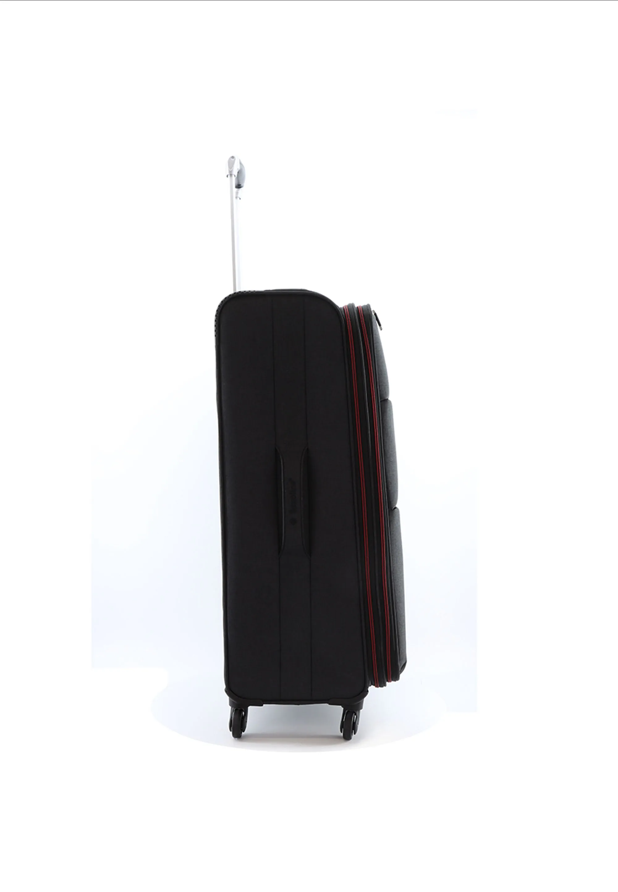 Saxoline Relax Red zipper Soft Luggage / Trolley / Suitcase Anthracite