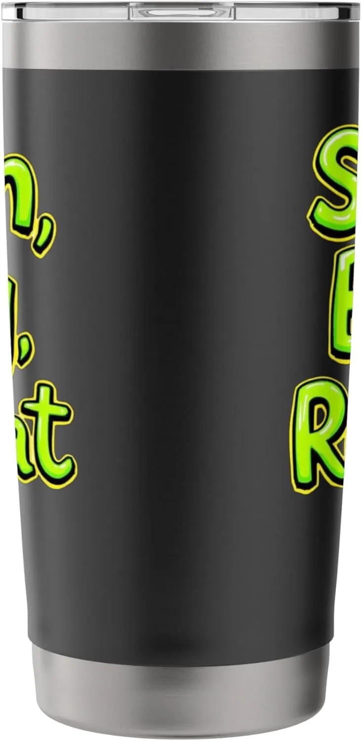 Scan Bag Repeat Funny Self-Checkout Efficiency Retail Humor Stainless Steel Insulated Tumbler